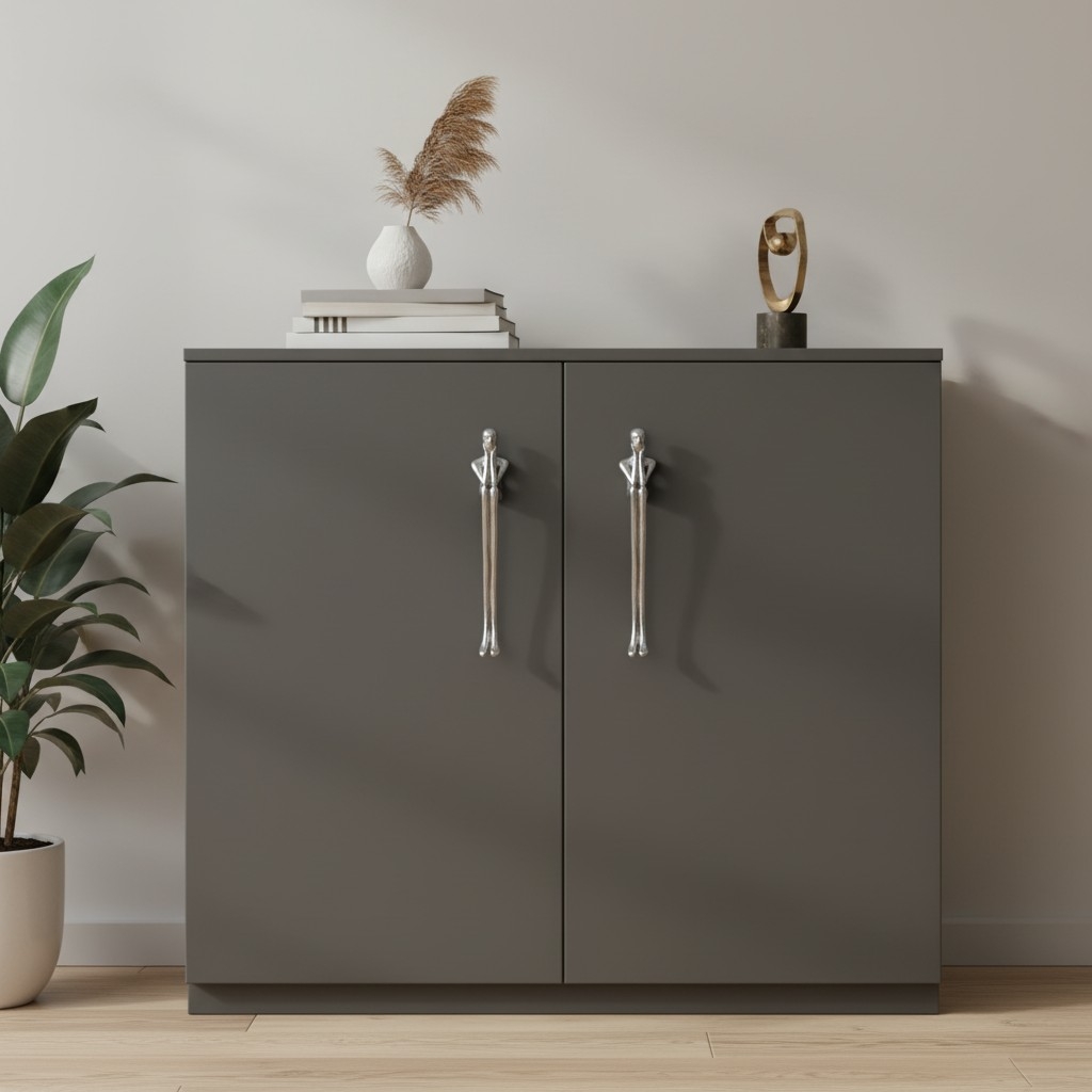 Verlitho Retro Cabinet Handle - Nordic Furniture Pull For Wardrobes and Drawers K2365