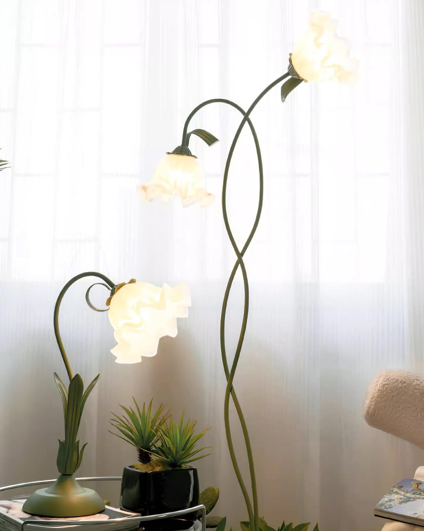 Creative Multi-Head Winding Flower Shape Floor Lamp K286