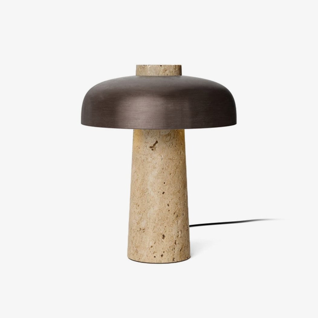 Metal Mushroom Natural Texture Table Lamp K689