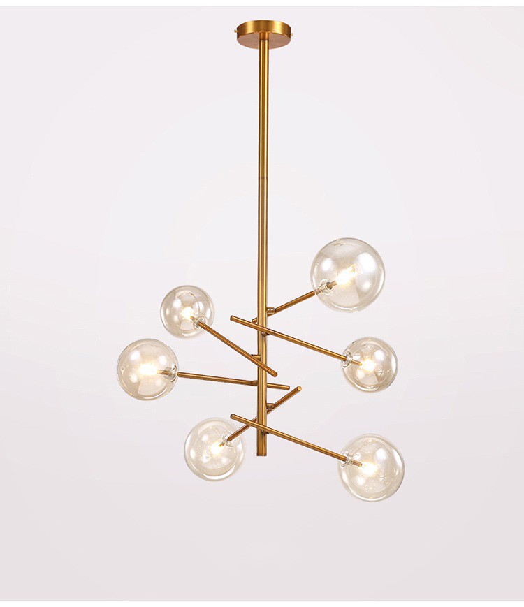 VERTICAL Ball Chandelier