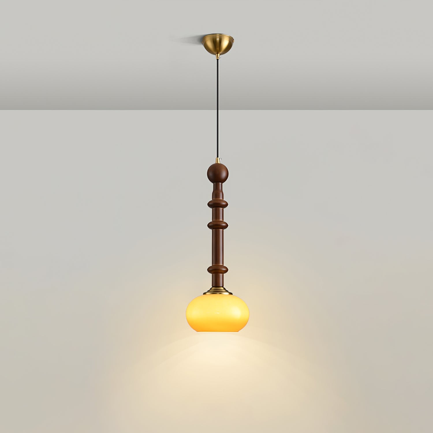 Retro Solid Wood Series Pendant Lamp K637