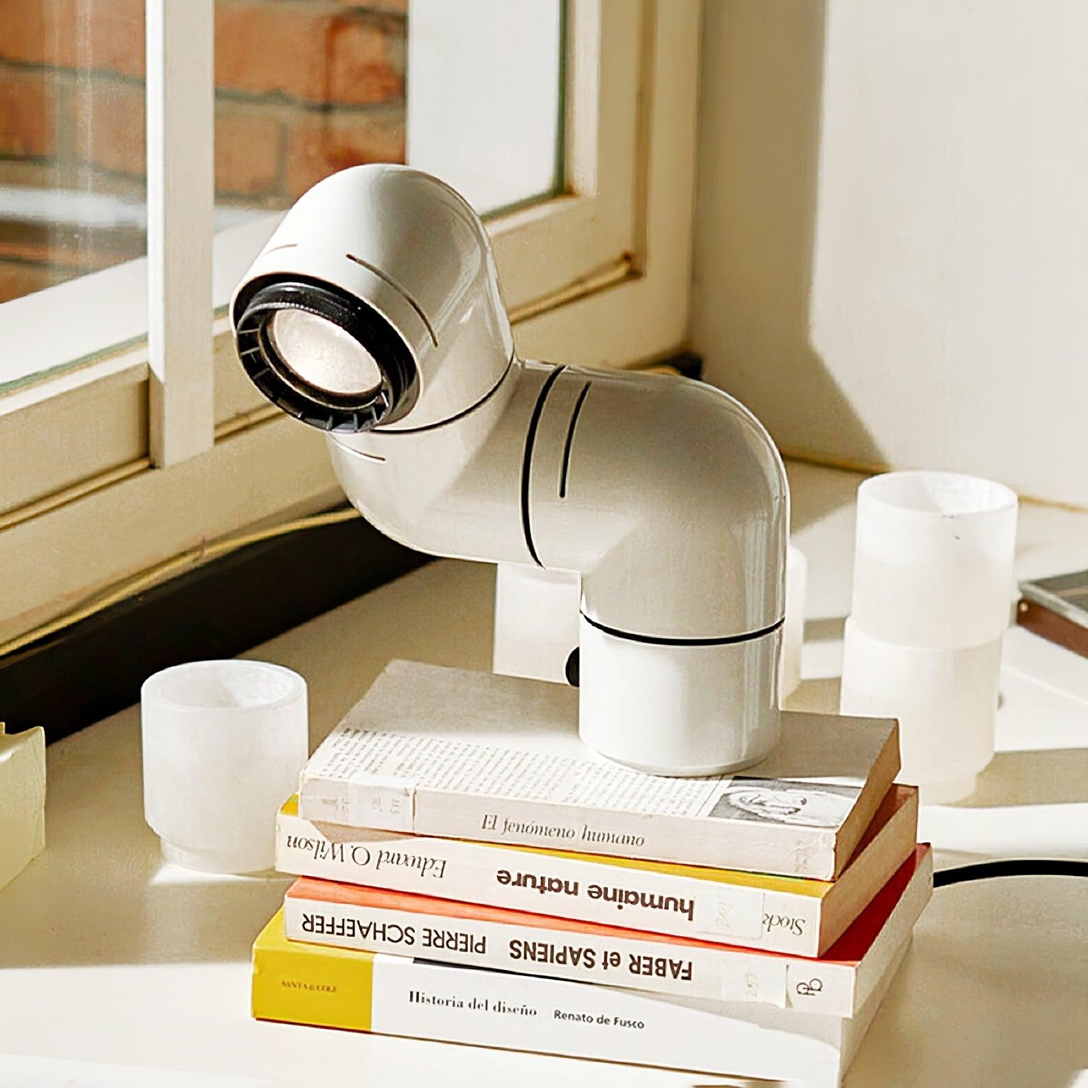 Red Tubular Table Lamp Suitable For Bedroom K686