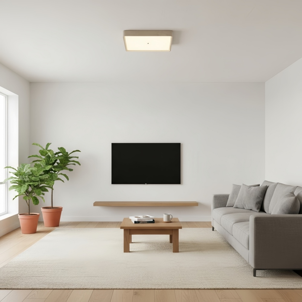 Zenthoris Travertine Ceiling Light Minimalist Flush Mount - Modern Ambient Hallway Lighting K2279