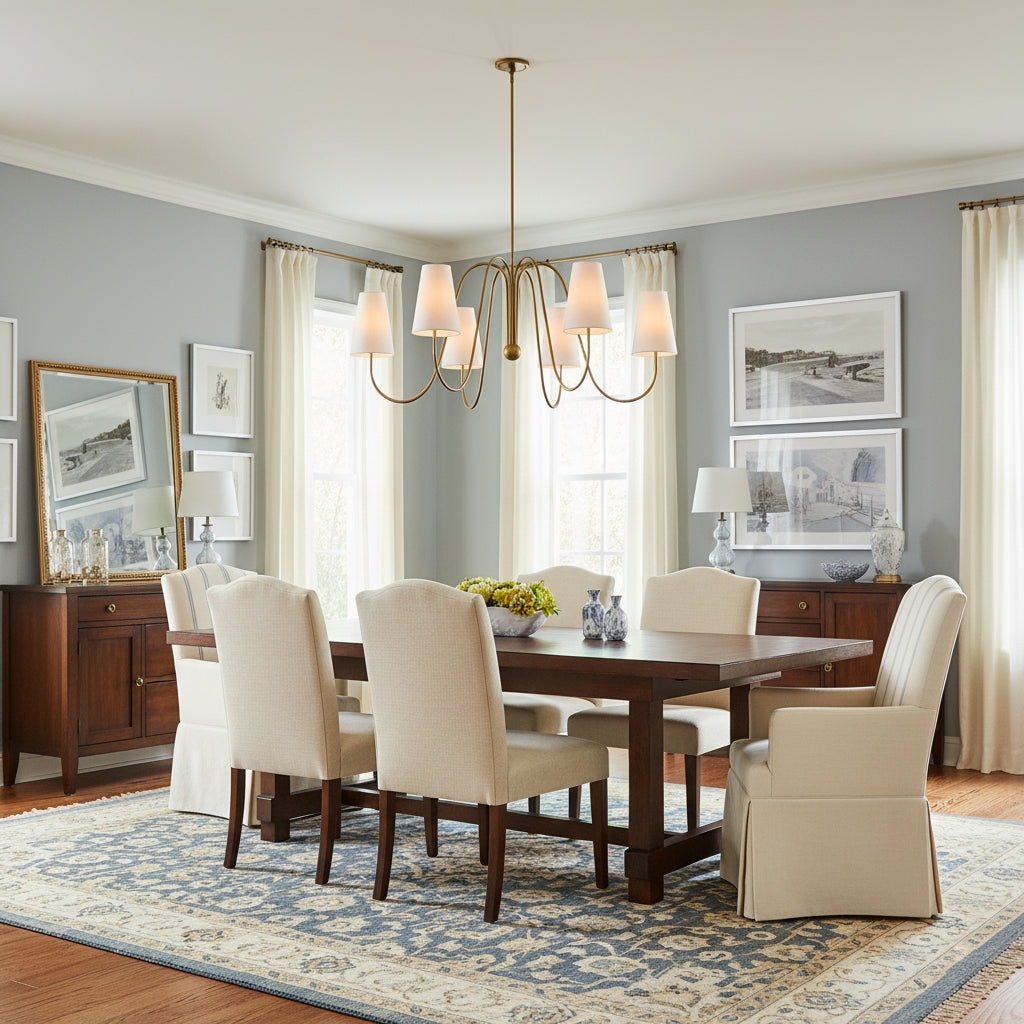 Gianna Curved Chandelier D640
