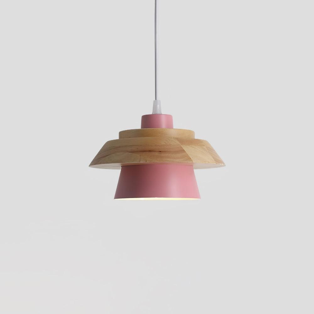 Stone Wood Pendant Lamp K677