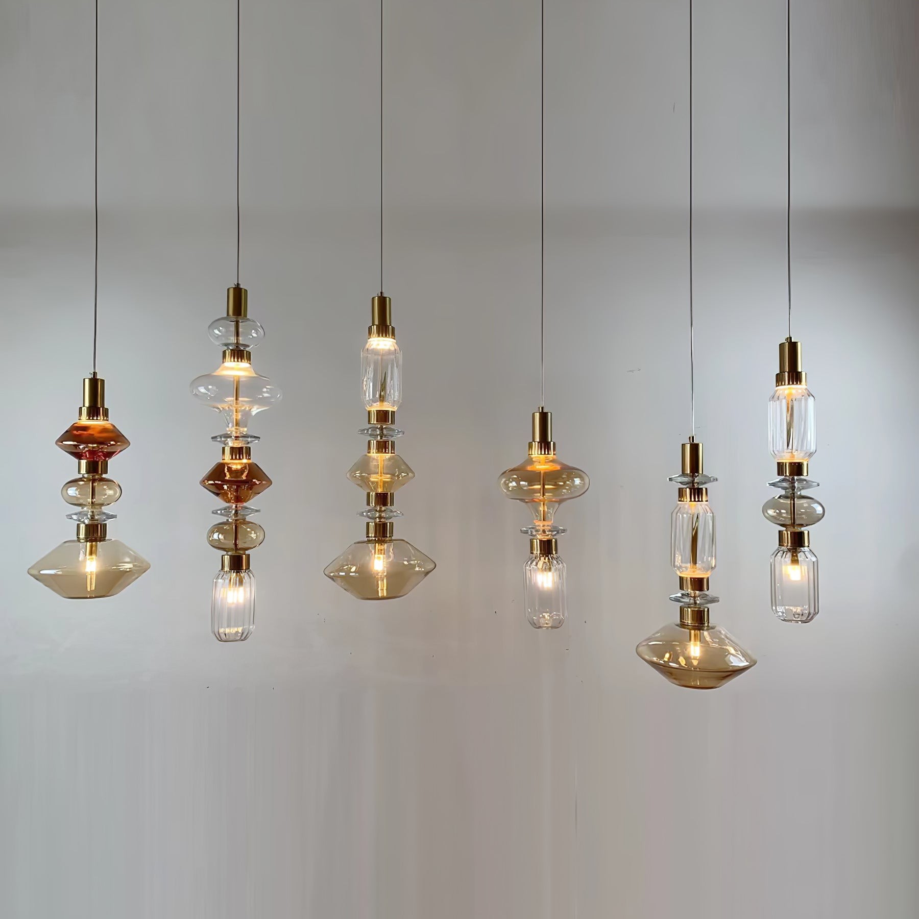 Modern Elegant Ballet Glass Pendant Light K904