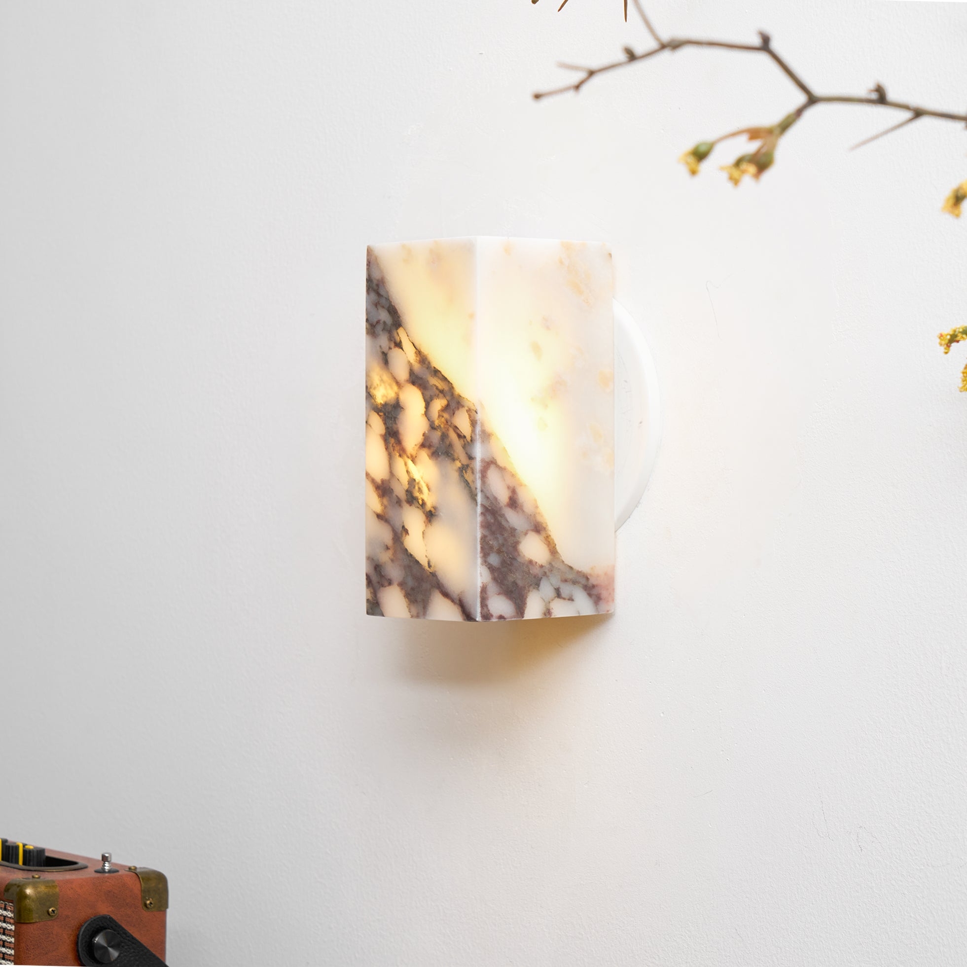 Square Marble Wall Lamp D625