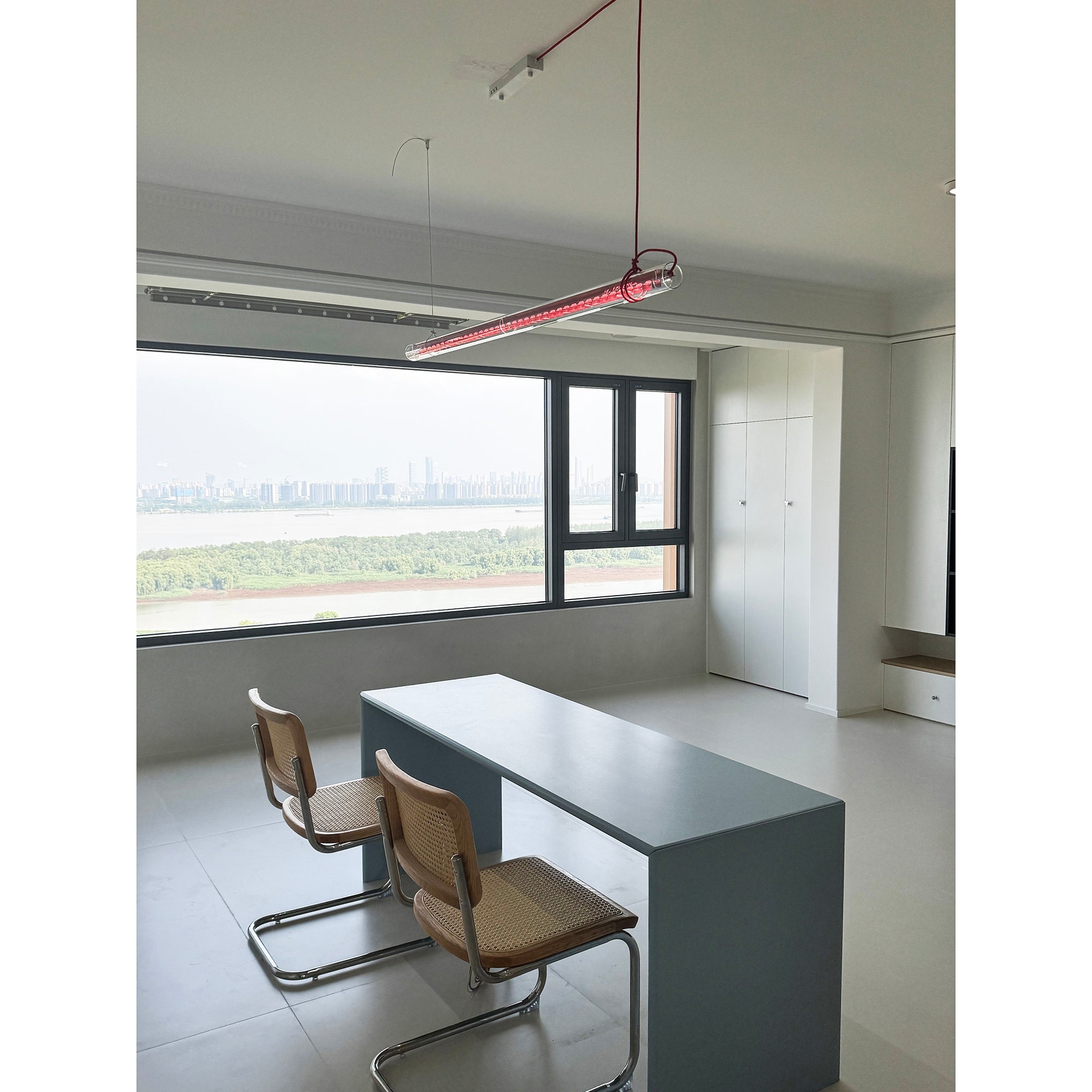 Tubular Linear LED Pendant Lamp D696