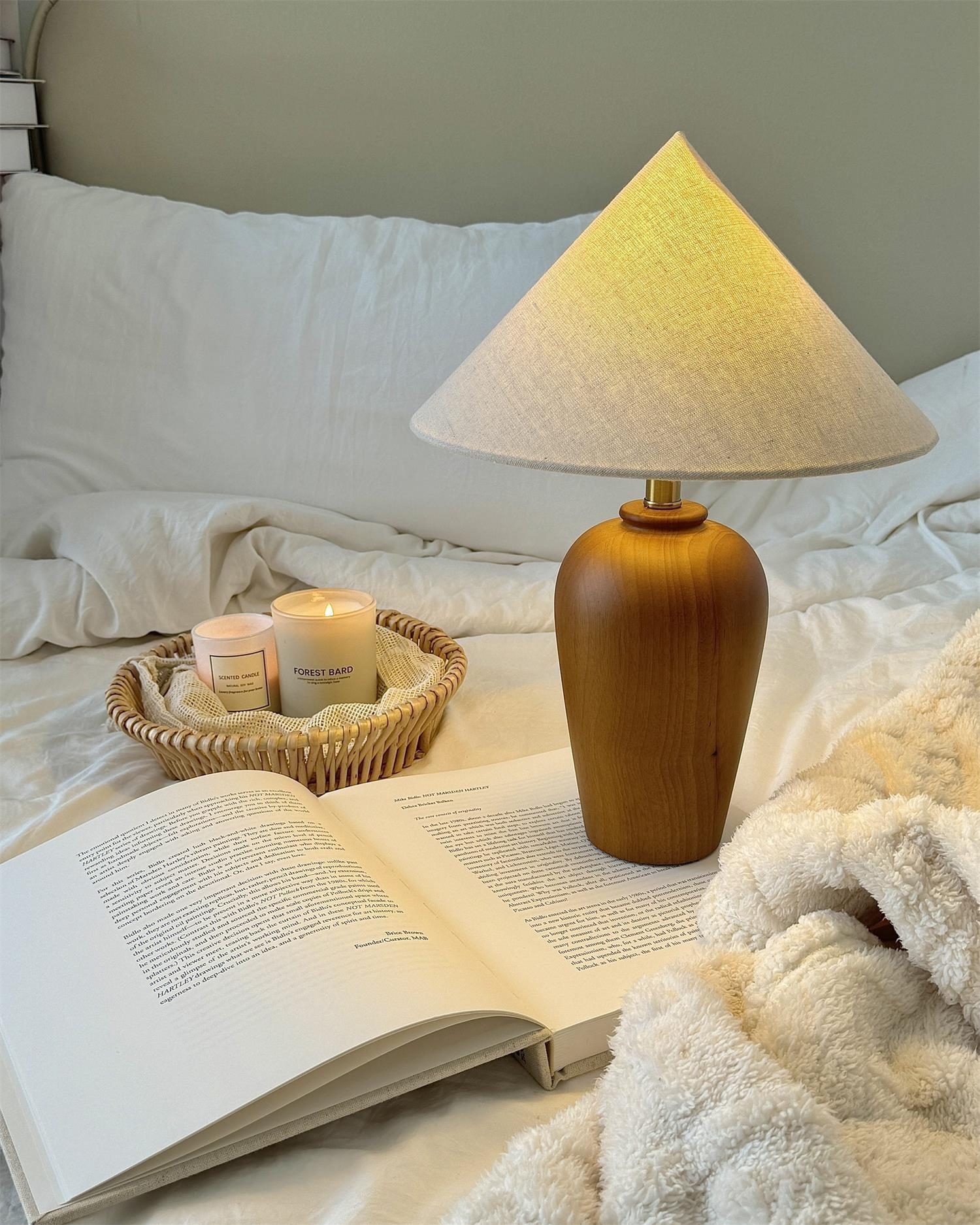 Brayden Wood Table Lamp D29