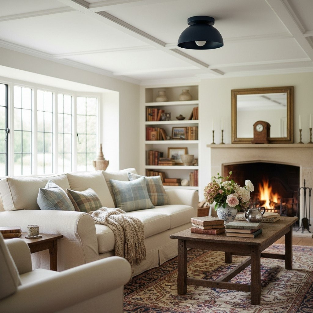 Metio Dome Ceiling Light - Modern Minimalist Flush Mount Light K1151
