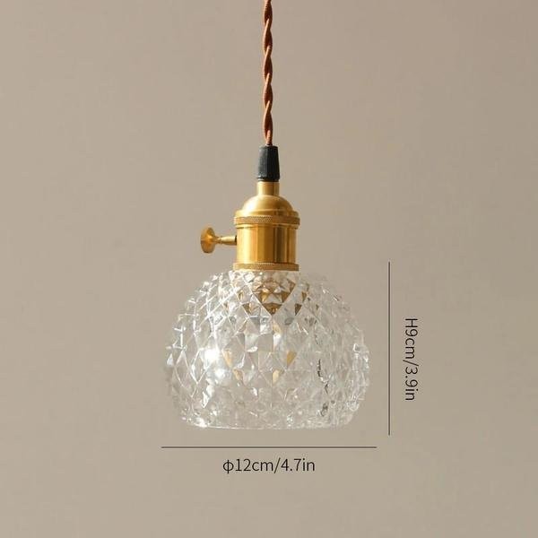 Clear glass pendant lights series
