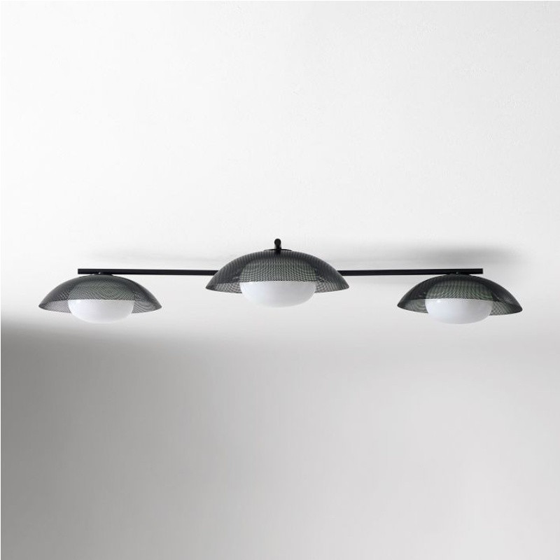 Elorina 3-Light Flush Mount Glass/Metal Ceiling Light - A Stylish Fixture for Modern Spaces K1292