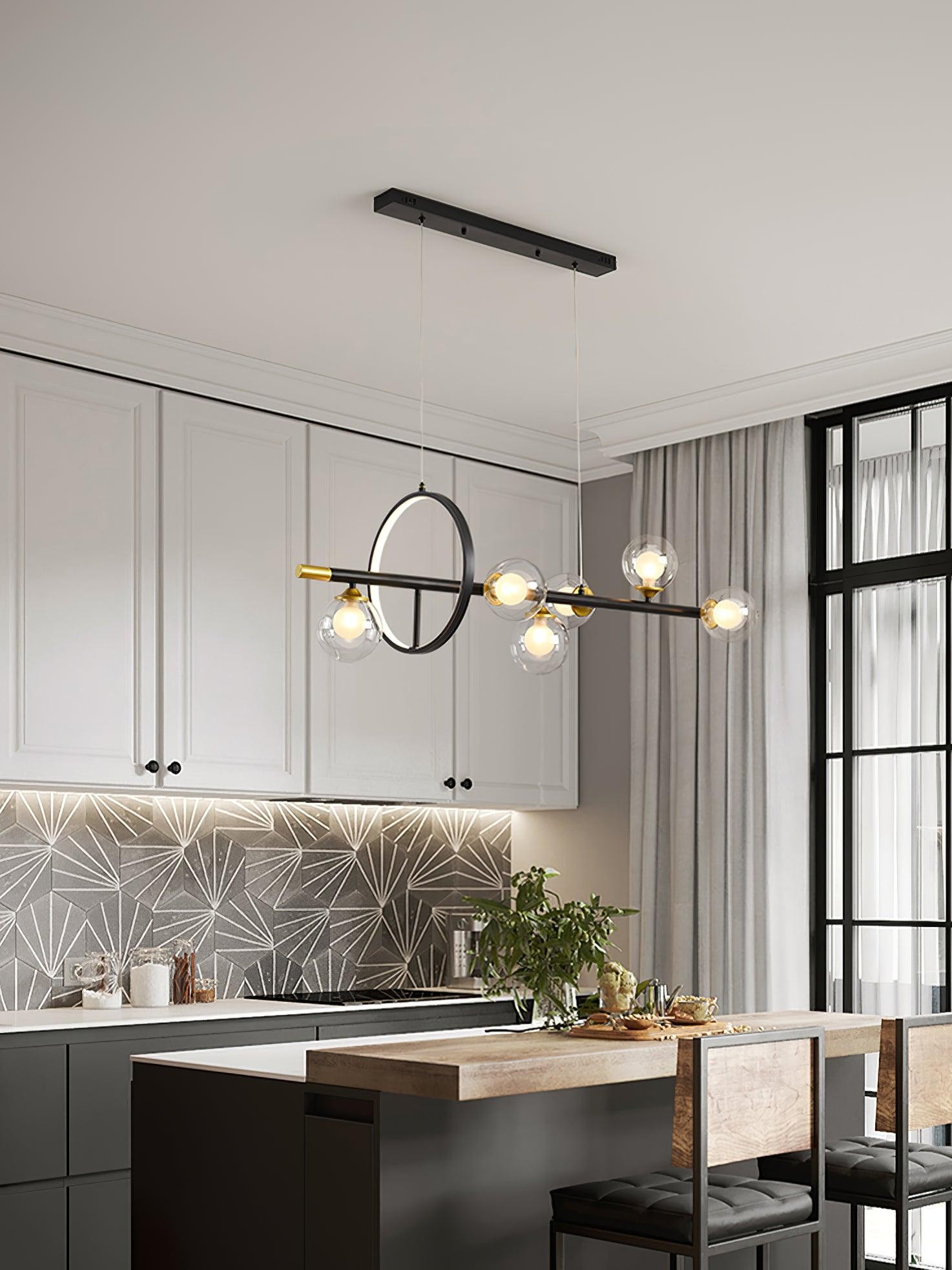 Creative Horizontal Long Bar Chandelier K385