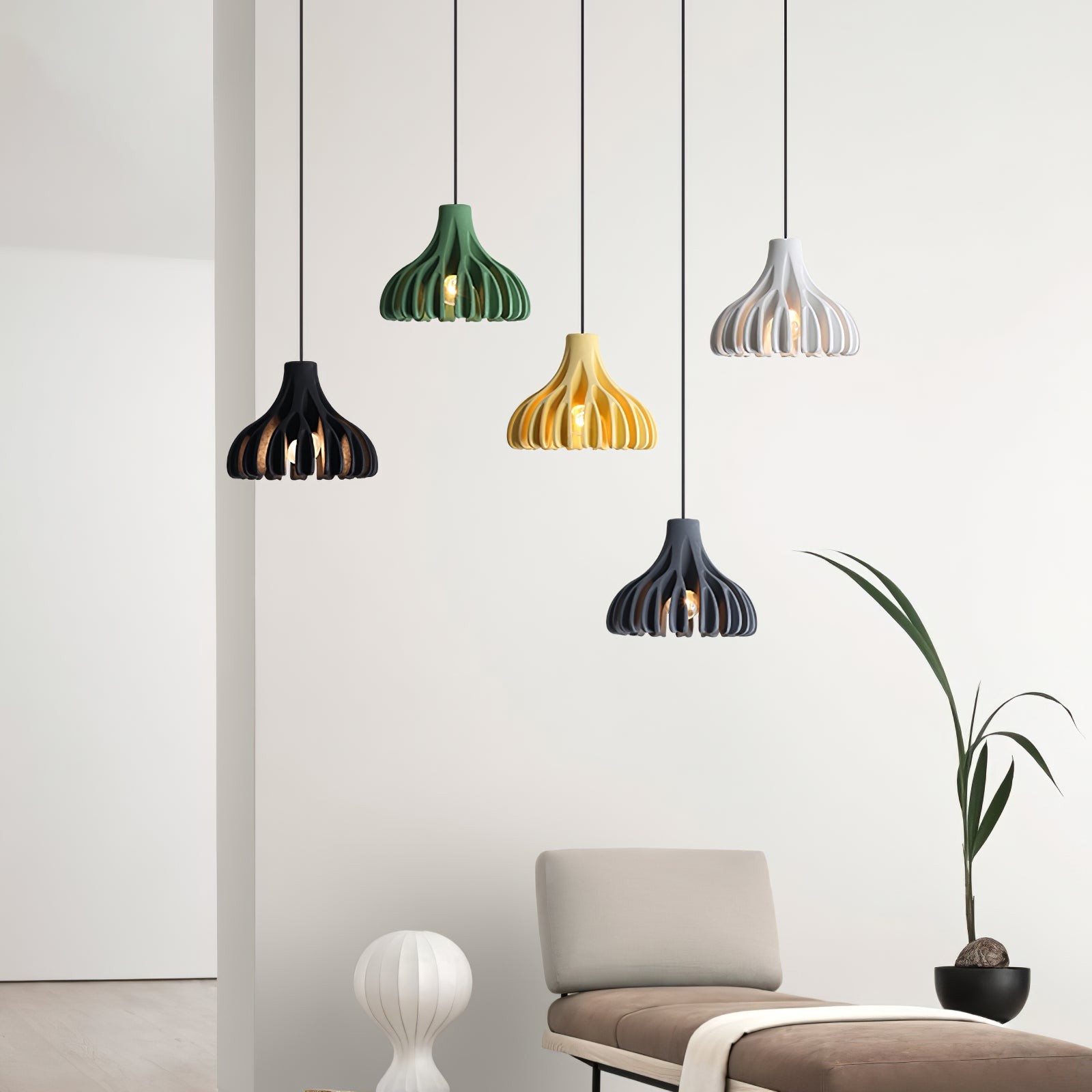Coral Resin Pendant Lamp K1003