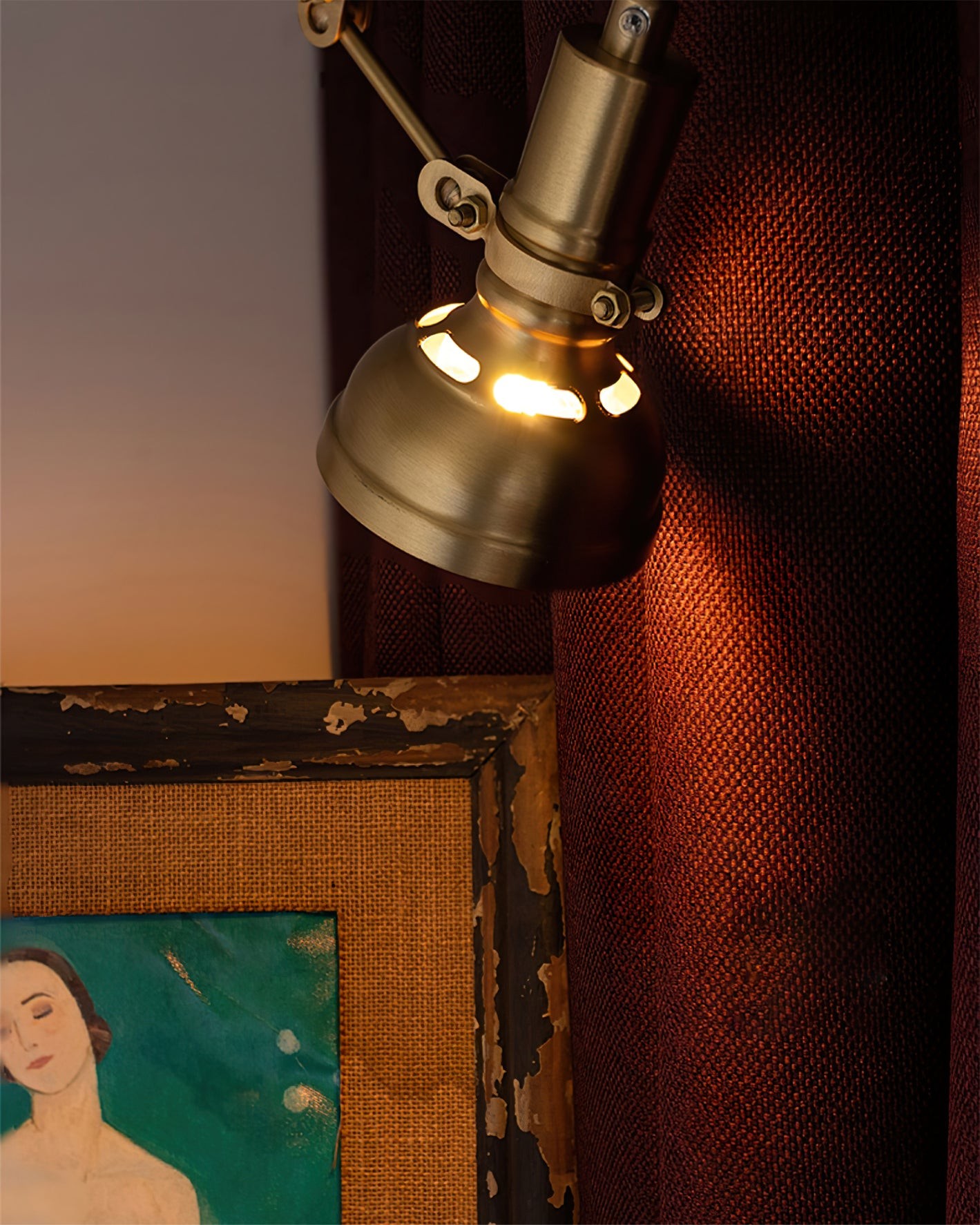 Kane Swing Arm Wall Lamp K1037