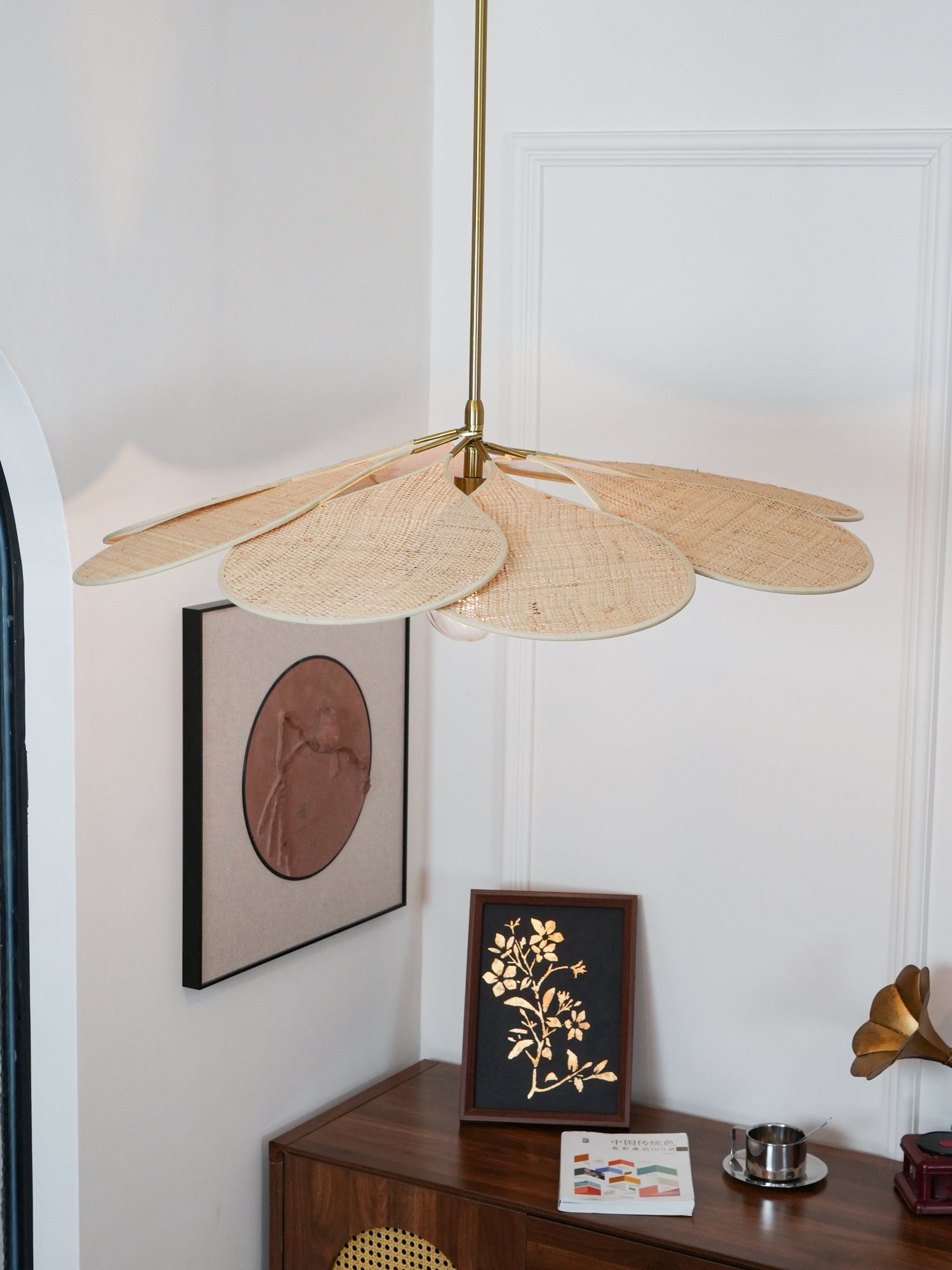 Petals Bloom Rattan Pendant Lamp K588