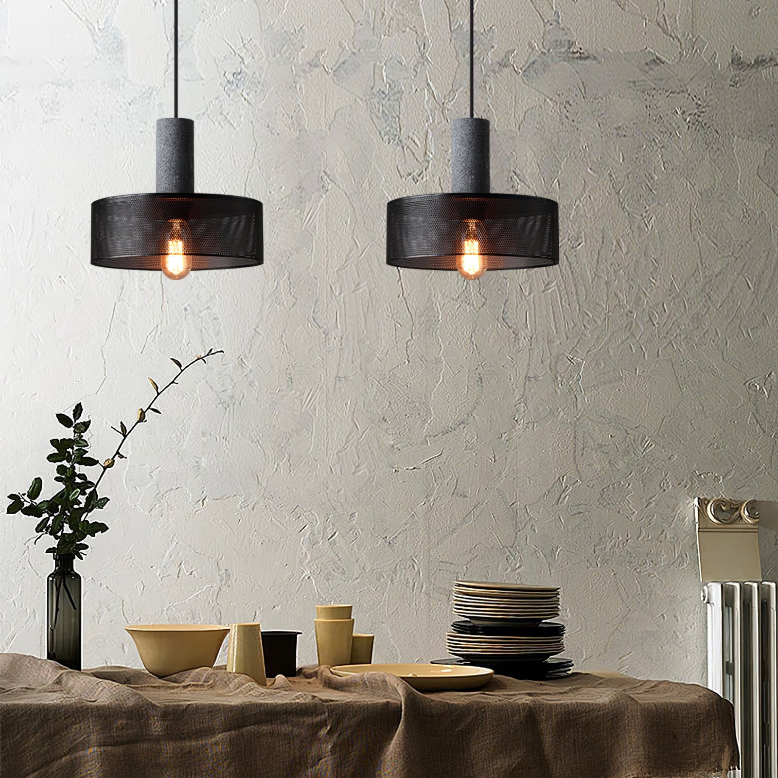 Concrete Industry Pendant Lamp K999