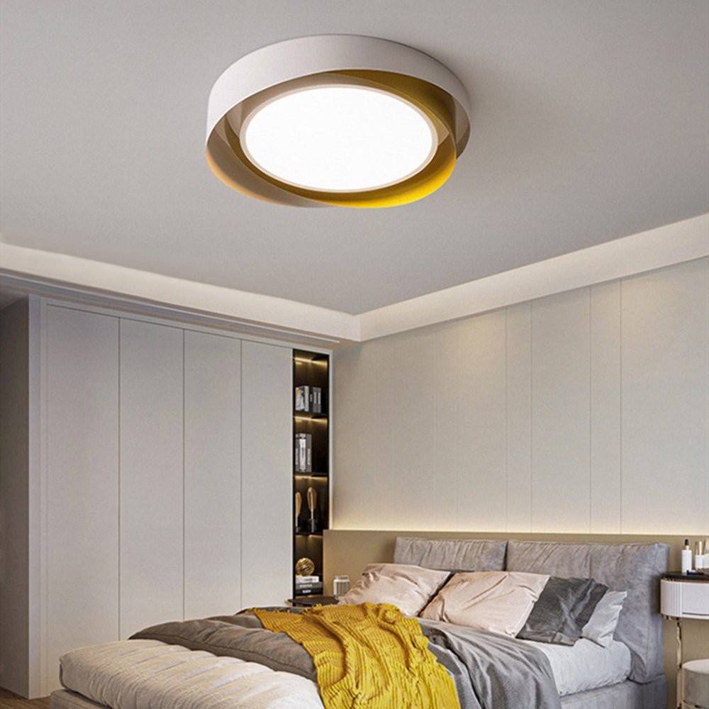 Nordic Style Modern Minimalist Wave Pattern Ceiling Lamp K611