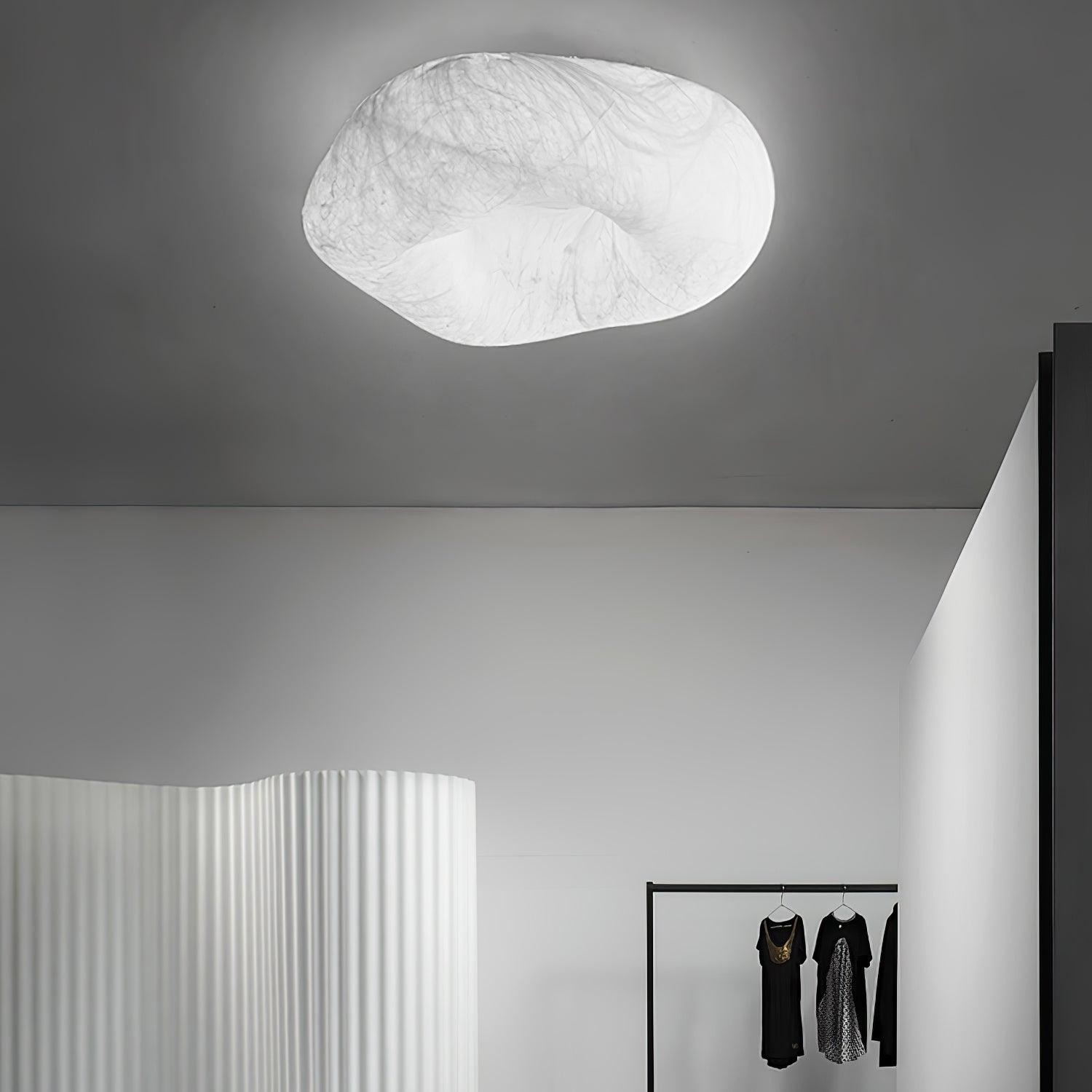Modern Simple Silk LED Living Room Ceiling Lamp K780