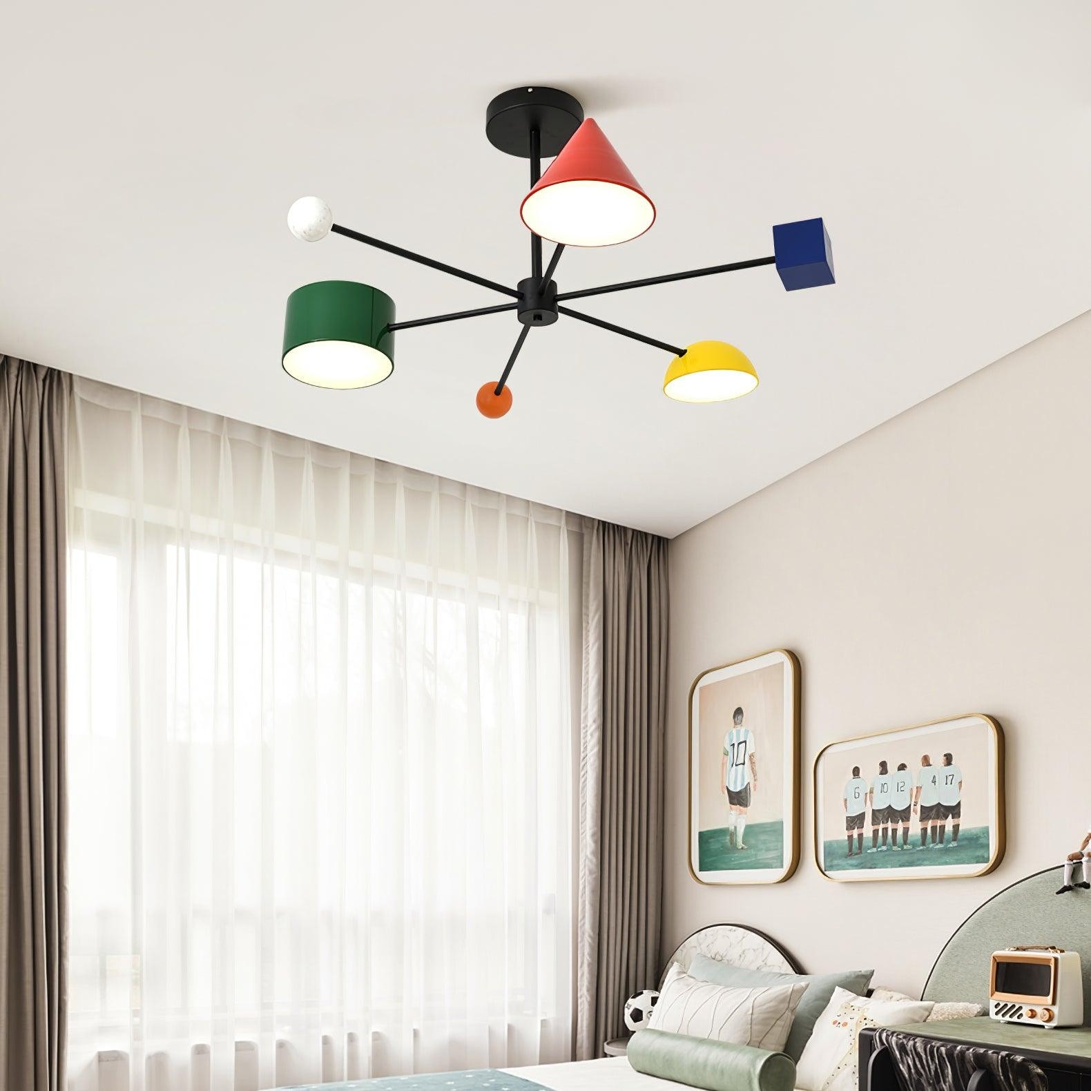 Geometric Colorful Ceiling Light K401