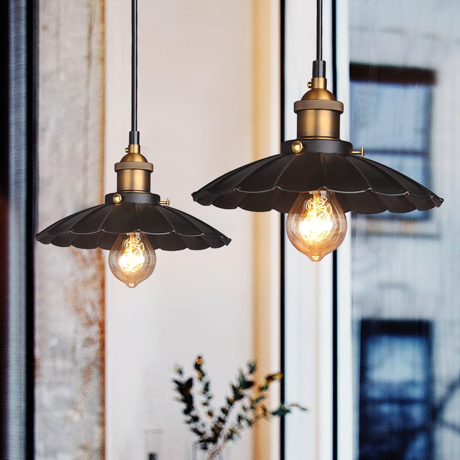 Black Skirt Pendant Light D359