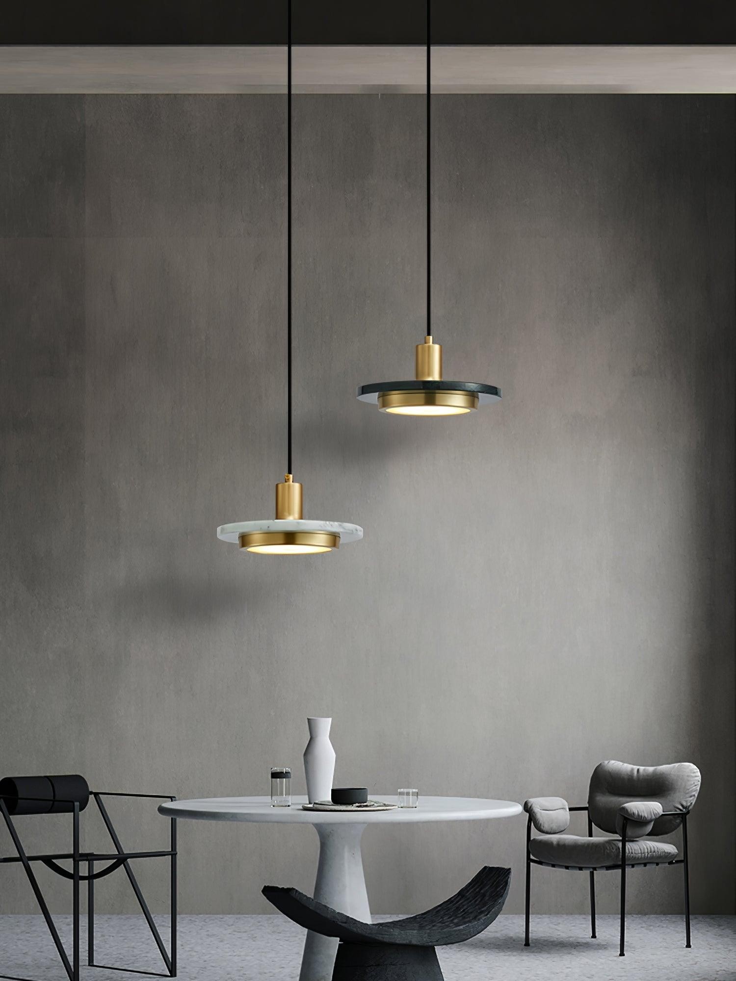Double Circle Pendant Light K357