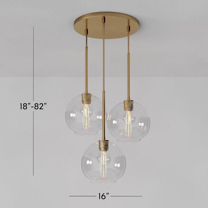 Selvion Minimalist Crystal Chandelier - Handcrafted Glass Sculptural Lighting Fixture K1220