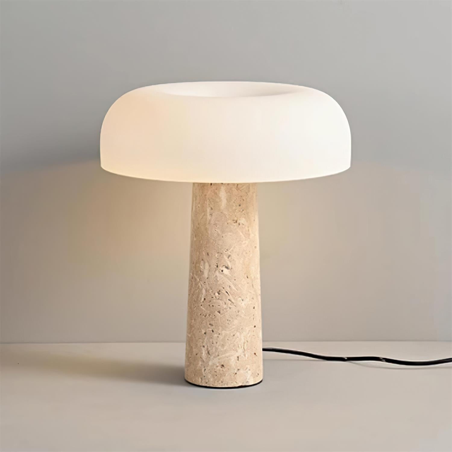 Kine Travertine Table Lamp D52