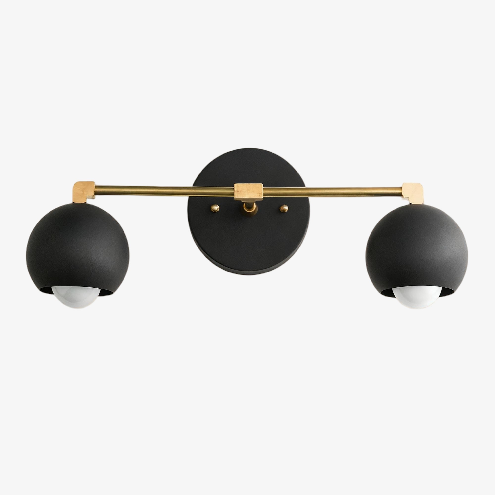 Metio Dome Decorative Vanity Light - Classic Orb Shade Bathroom Wall Lamp K1451