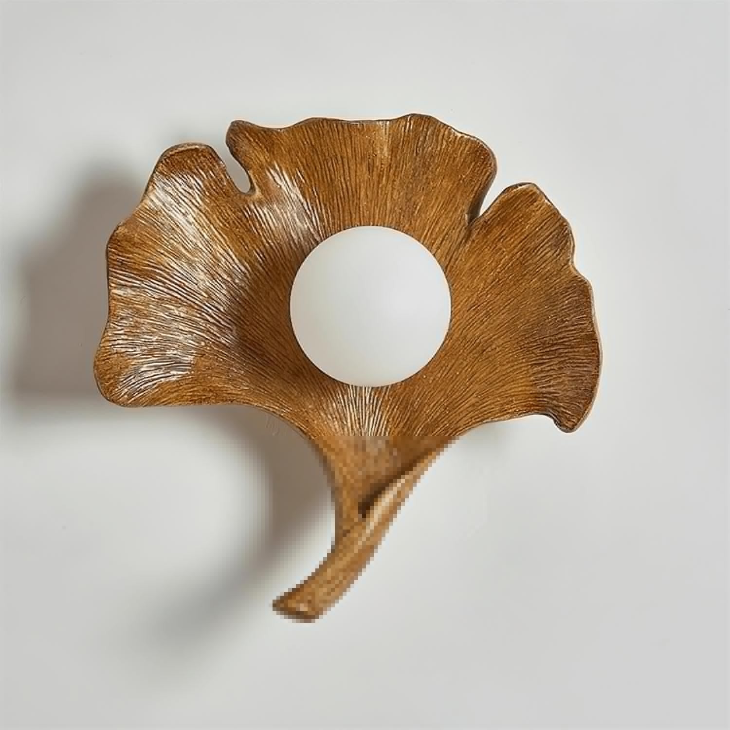 Vintage Ginkgo Leaf Resin Wall Lamp K403