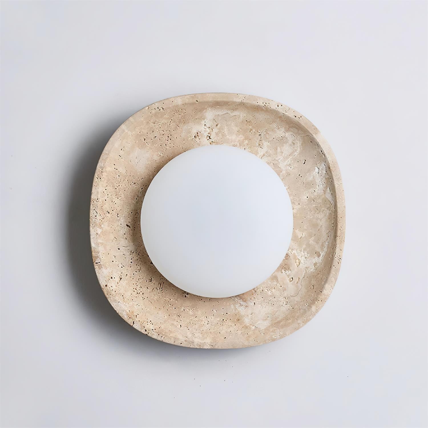 Japanese Style Wabi-Sabi Stone Wall Lamp K376