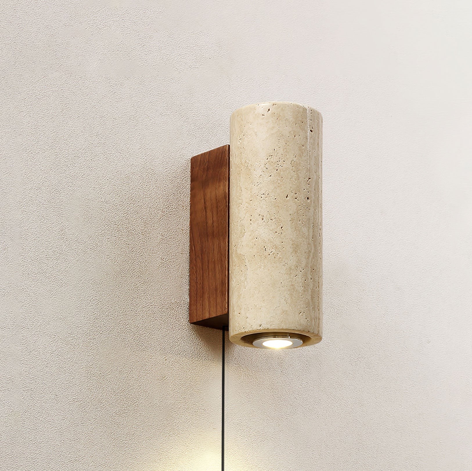 Vintage Marble Travertine Wall Lamp K264