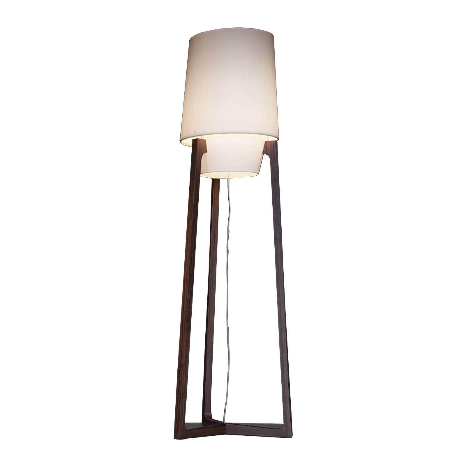 Modern Simple Chinese Style Solid Wood Floor Lamp K443