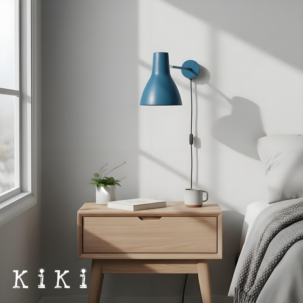 Modryx Modern Minimalist Wall Light - Adjustable Head for Reading and Accent Lighting K2115