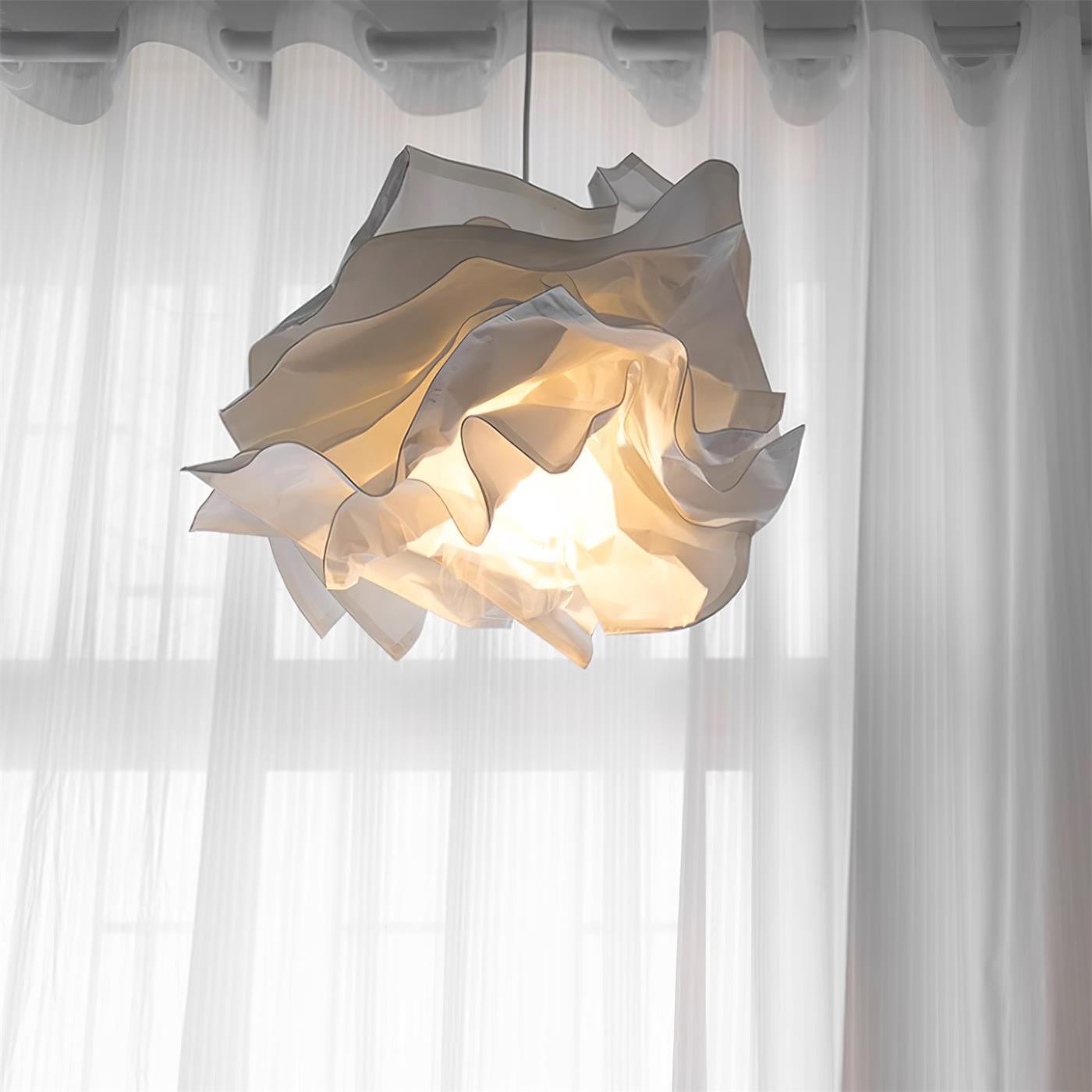 Modern Cream Paper Pendant Lamp K574