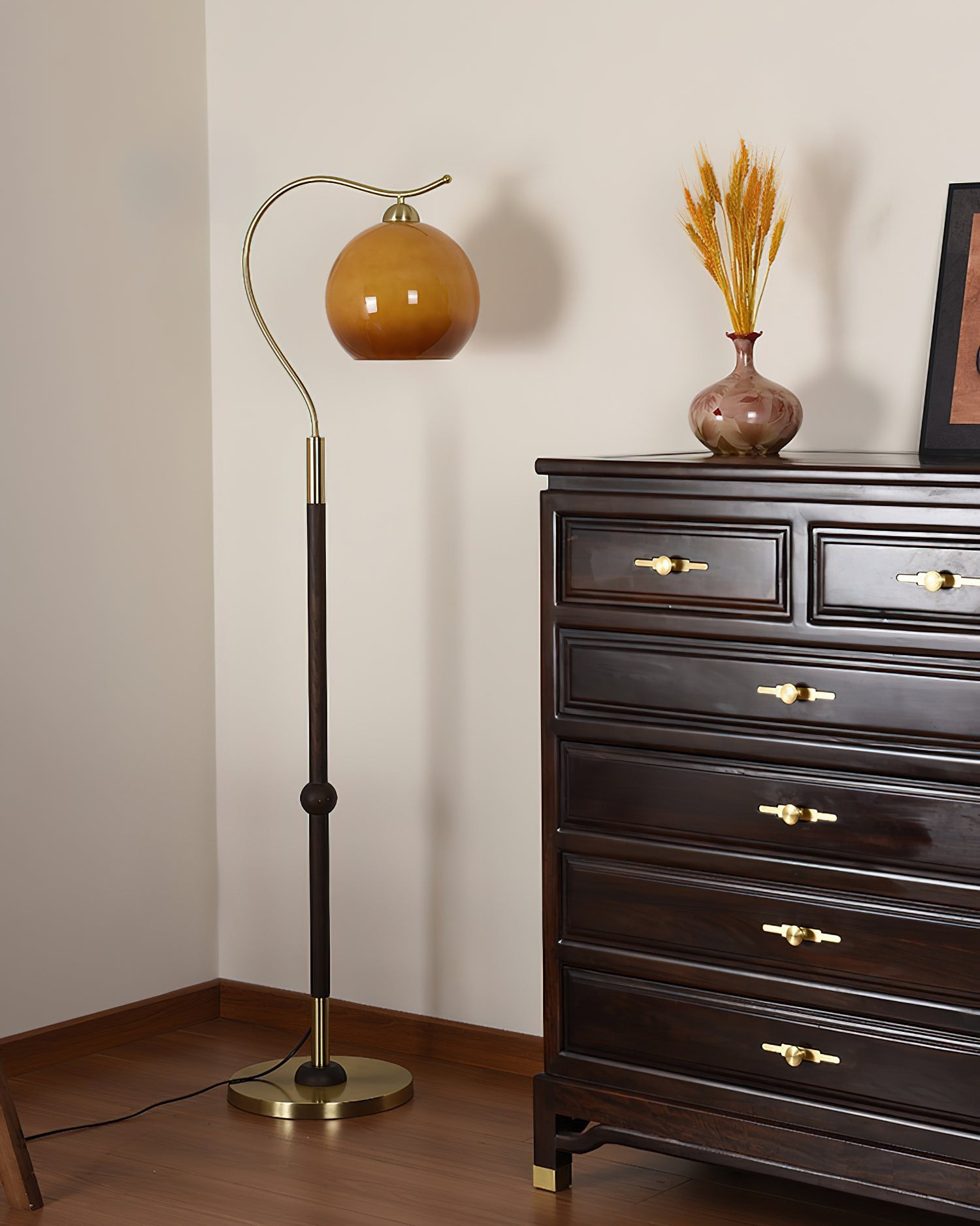 Retro Mushroom Fishing Floor Lamp K362
