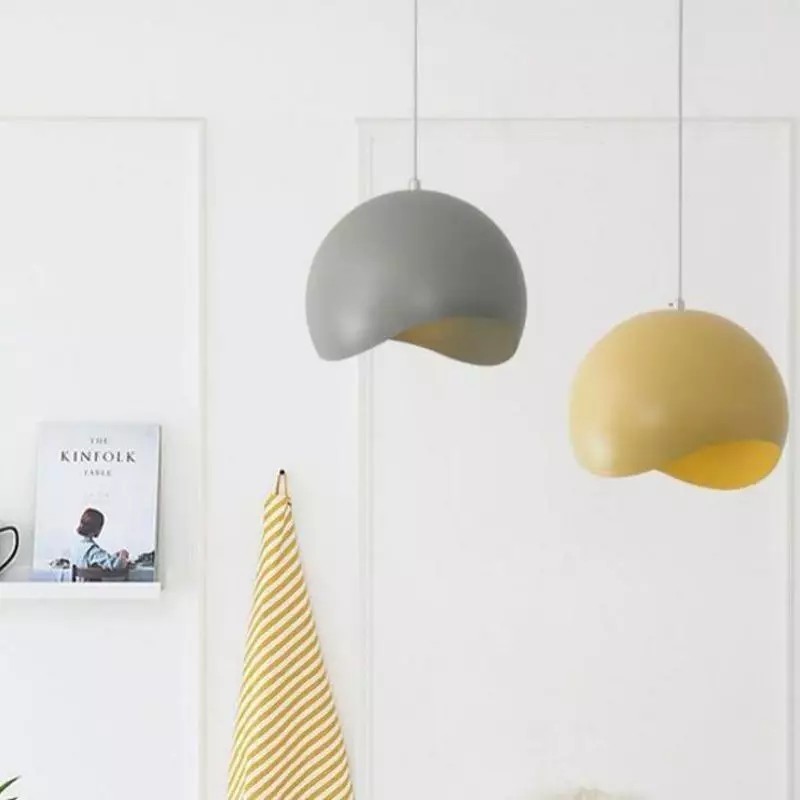 Scandinavian Macaron Eggshell Ball Pendant Light K123