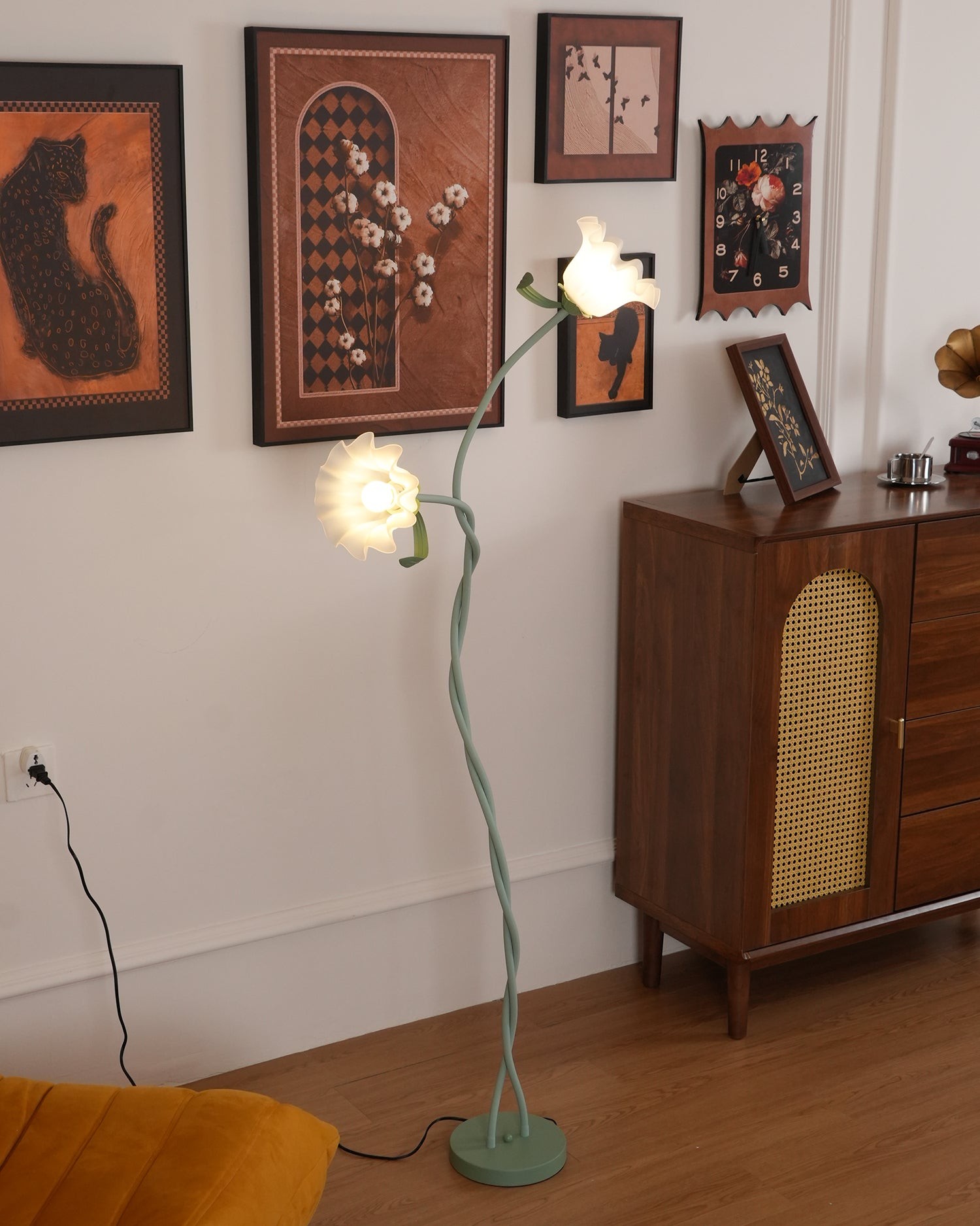 Creative Multi-Head Winding Flower Shape Floor Lamp K286