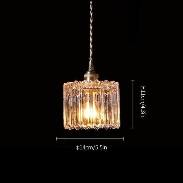 Clear glass pendant lights series