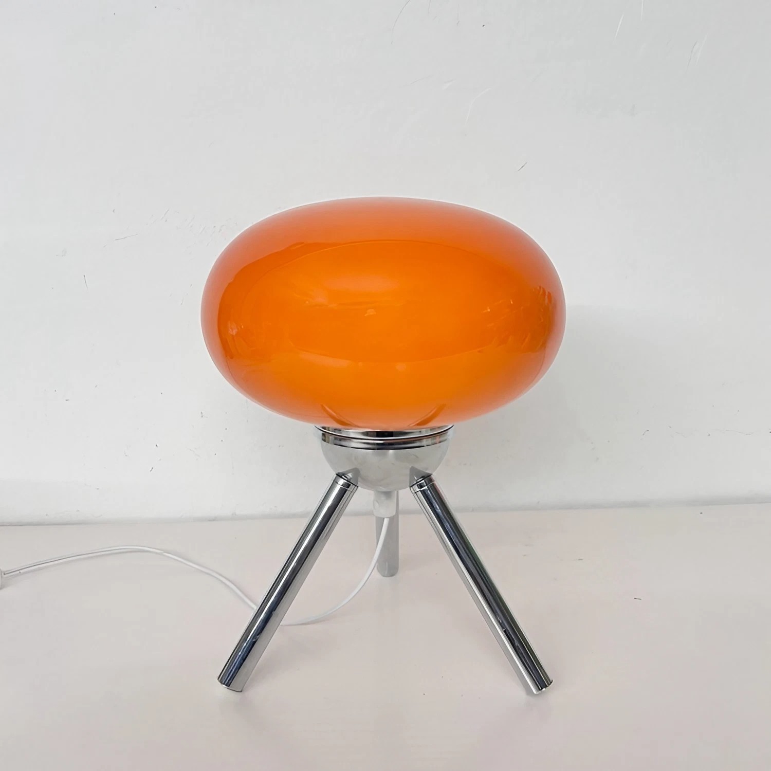 Modern Bauhaus Lollipop Glass Tripod Table Lamp K22