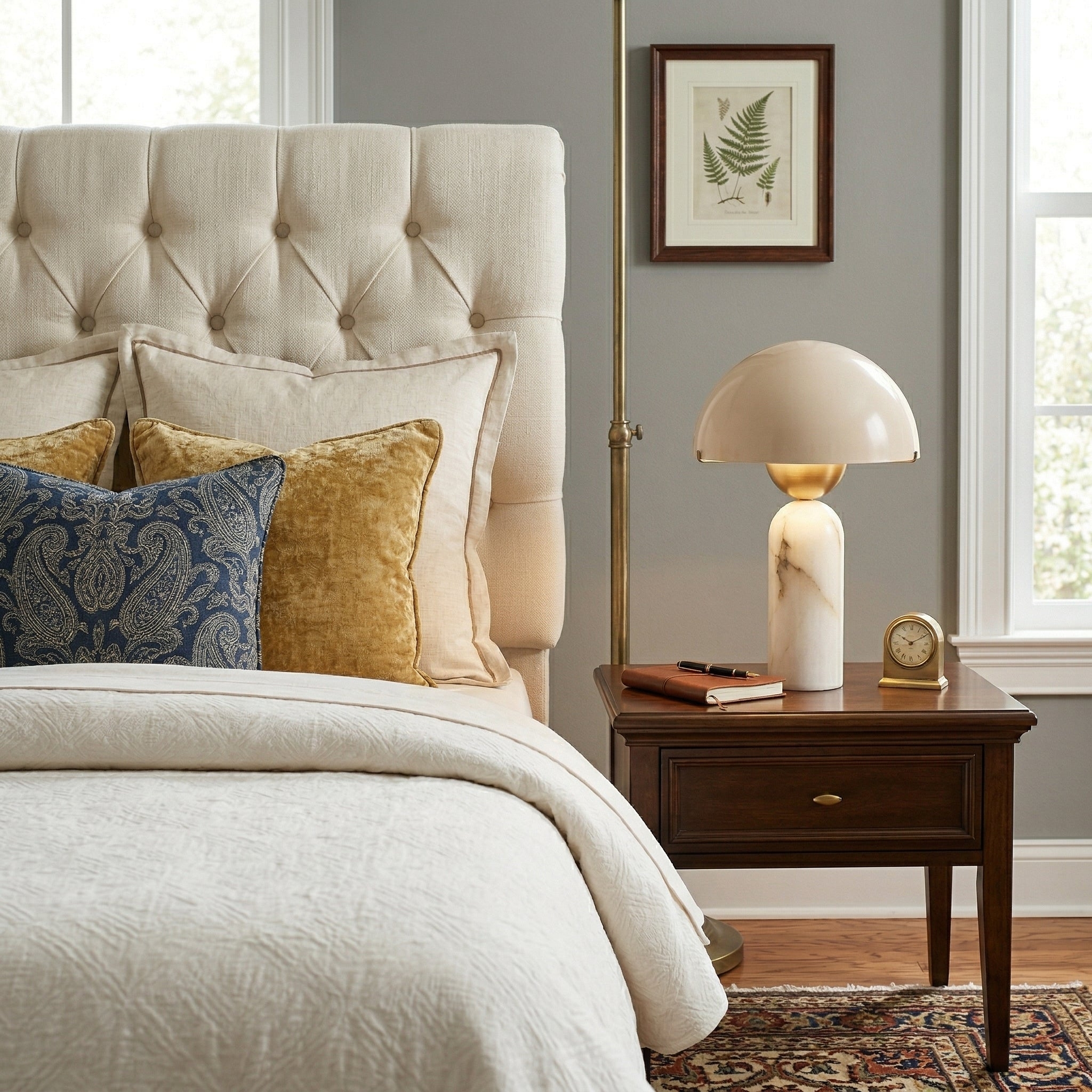 Peono Alabaster Table Lamp D440