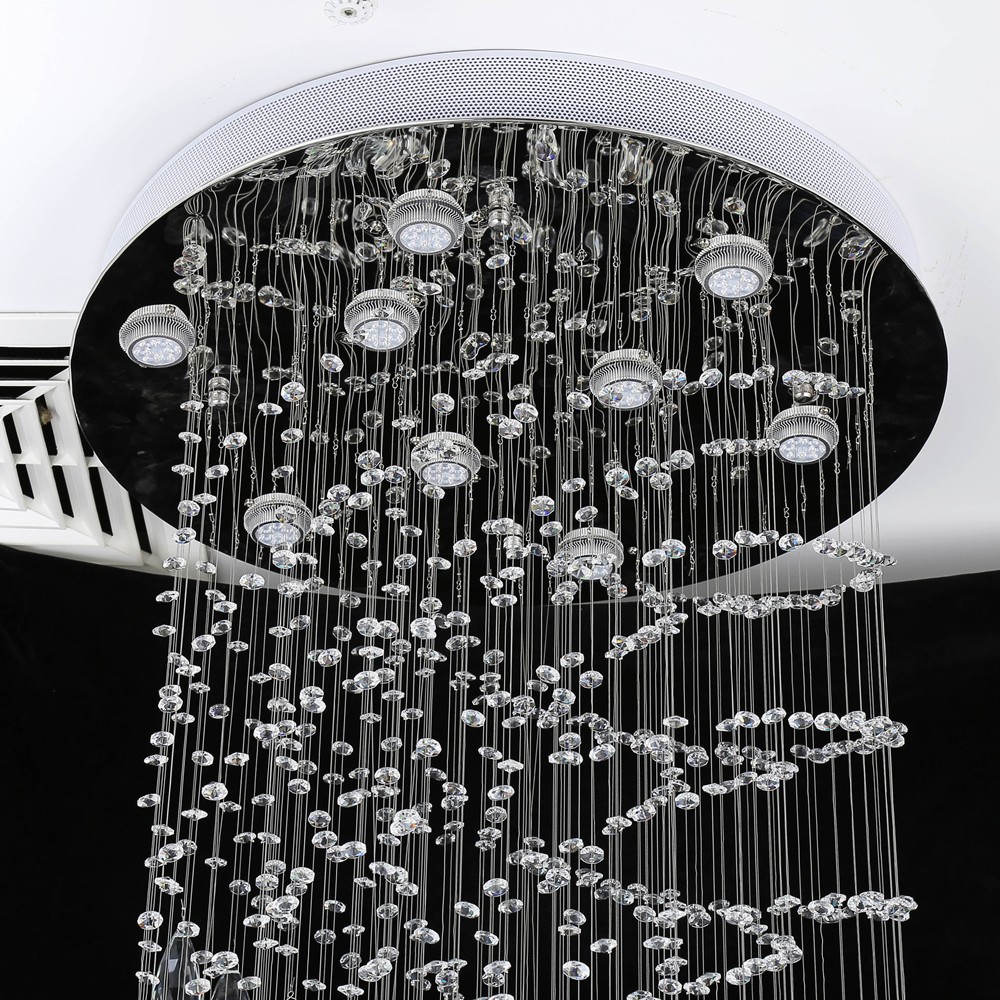 Kiki Luxury Rotary Crystal Chandeliers