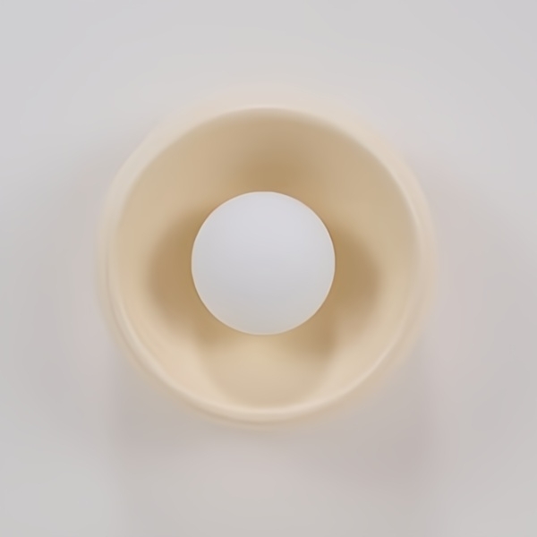 Aurelox Round Flush Mount Ceiling Light Clean Geometric Fixture - Contemporary Indoor Lighting K2312