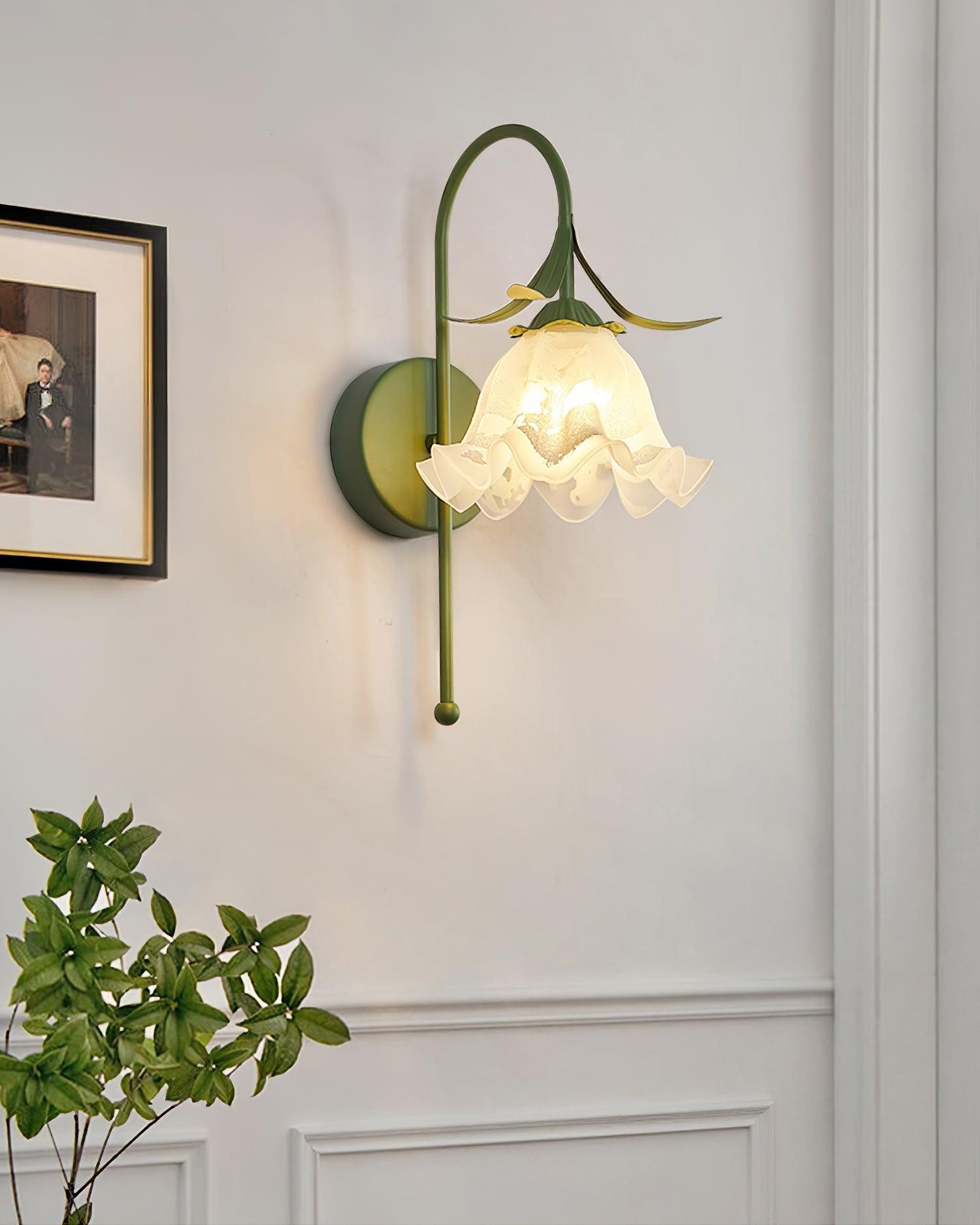 French Cream Style Flower Wall Lamp K474