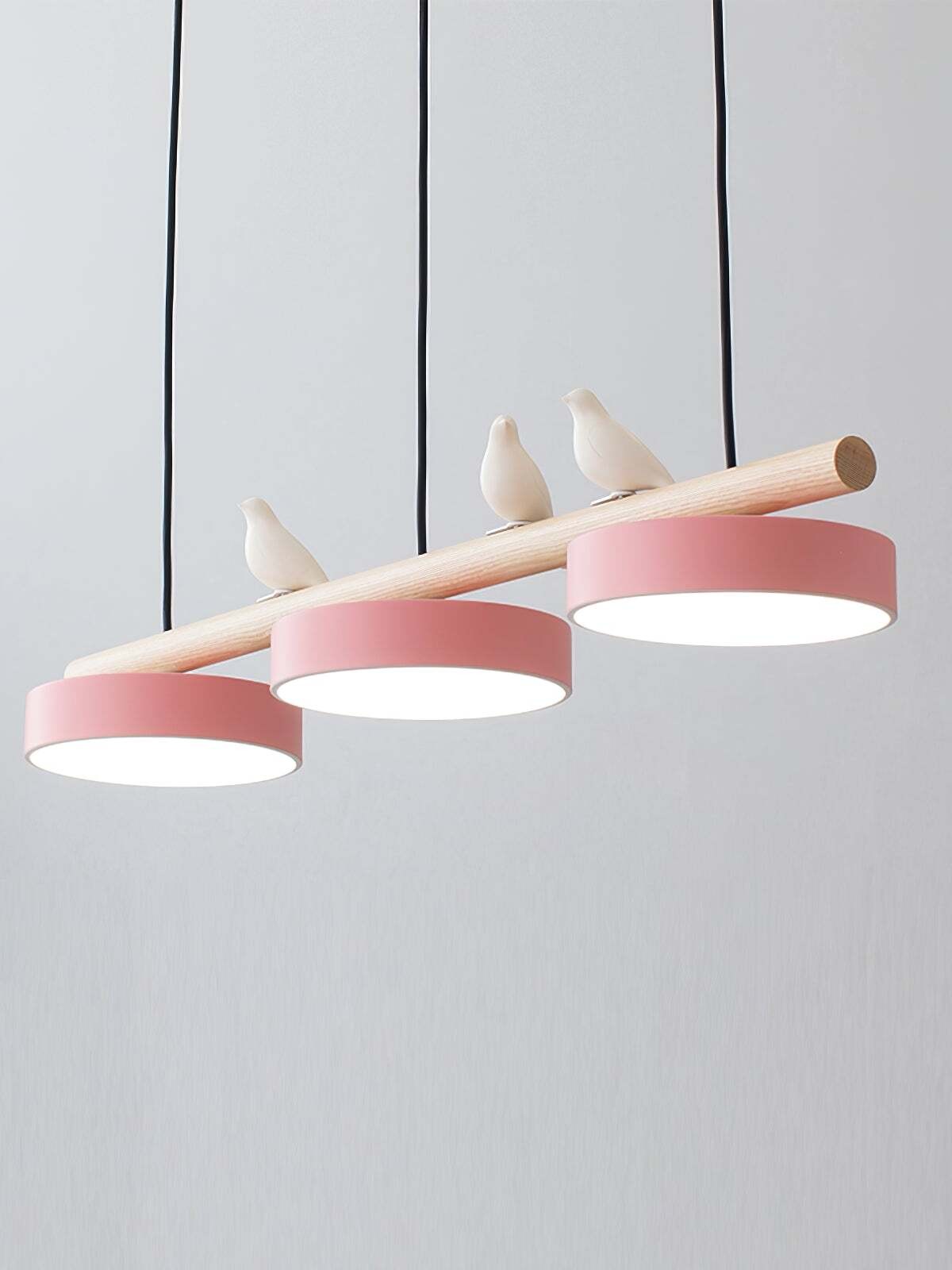 Creative Branch Bird Shaped Pendant Lamp K873
