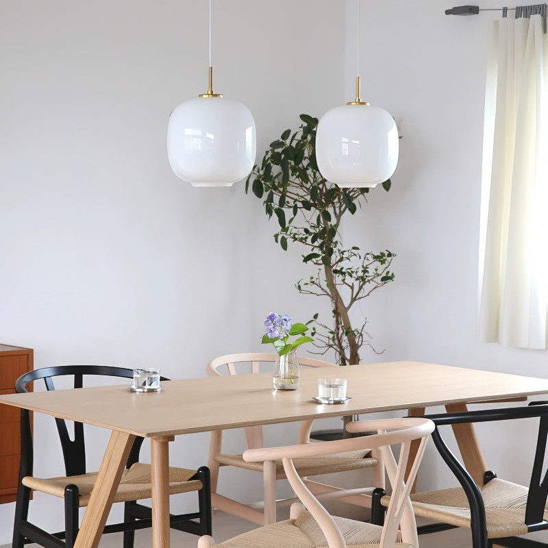 Modern Nordic Opal Glass Radihous Pendant Light K140