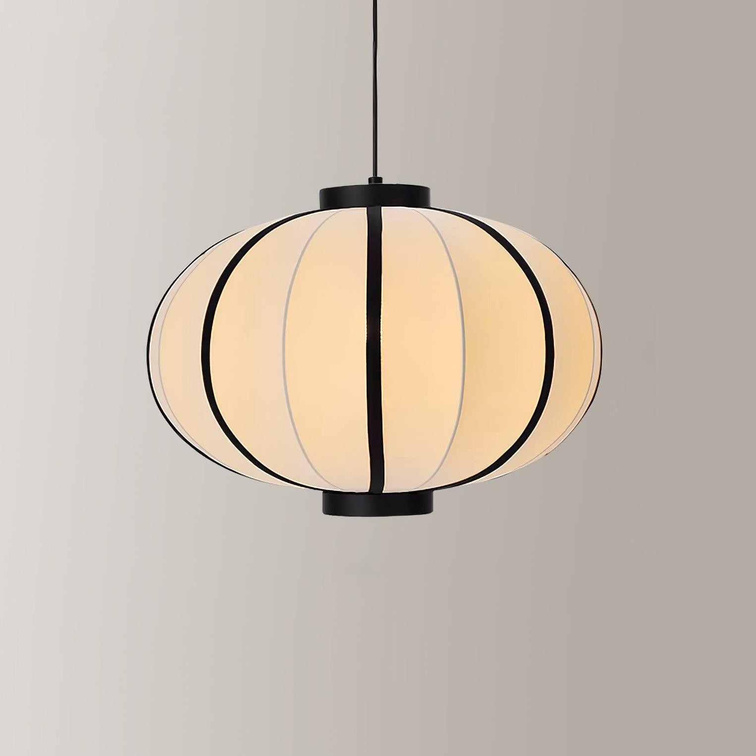 Minimalist Black and White Lantern Pendant Lamp K593