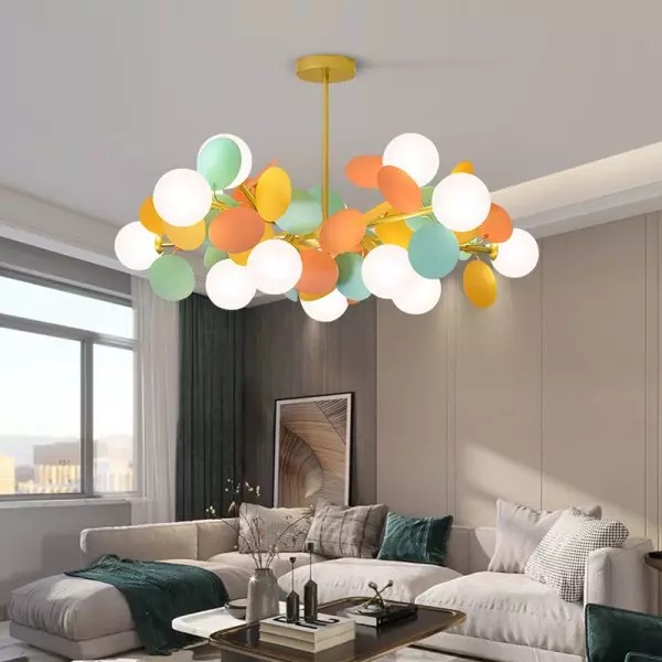 Flower Branch Magic Beans Chandelier