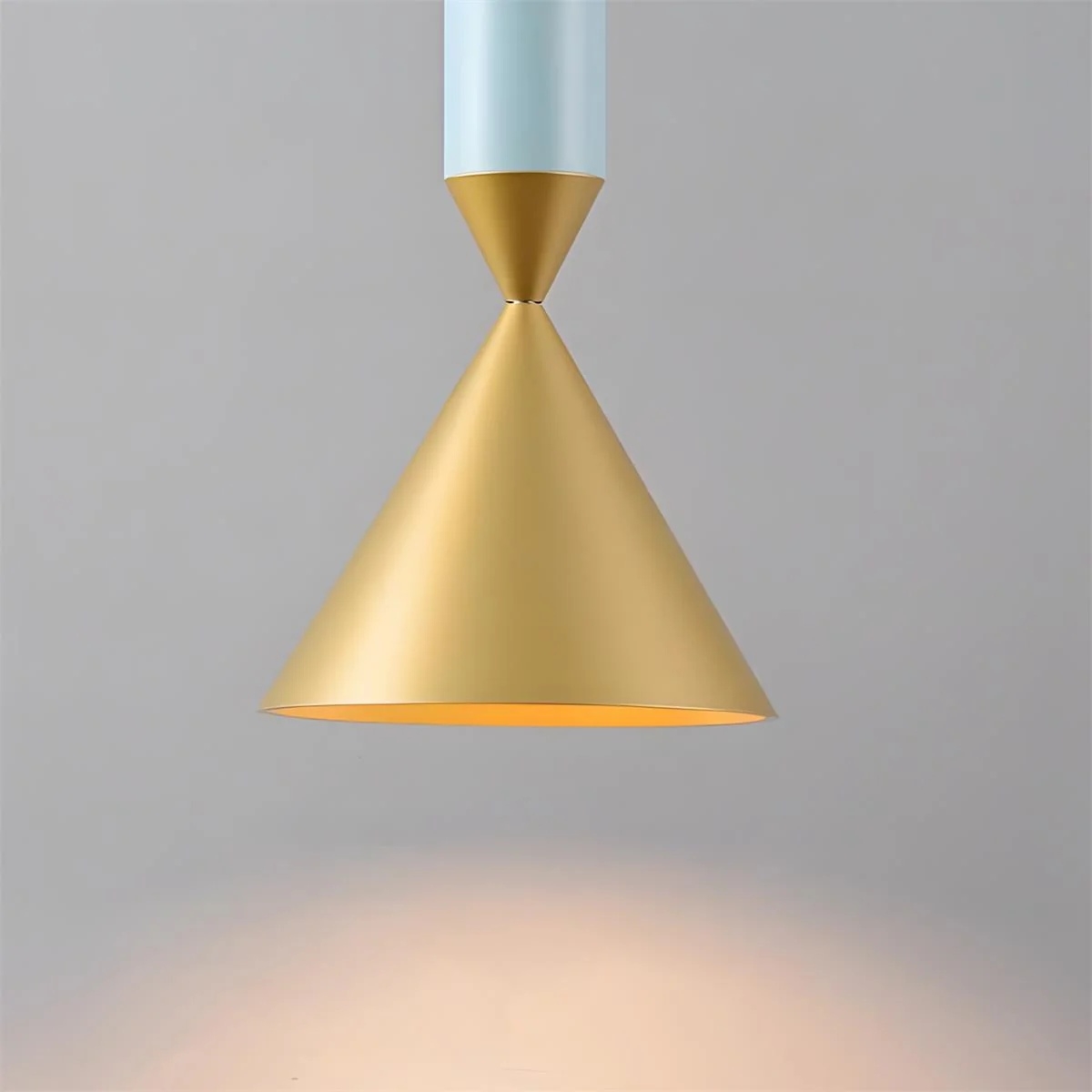 Vertara Minimal Cone Pendant Light - Sleek Architectural Hanging Lamp for Dining and Kitchen K2379