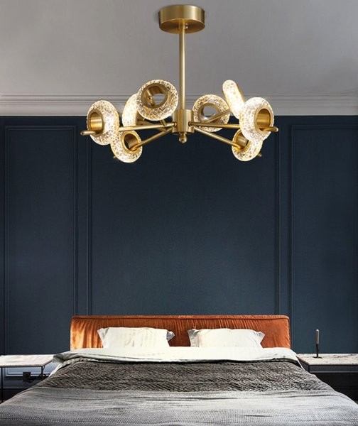 Brass Crystal LED Chandeliers